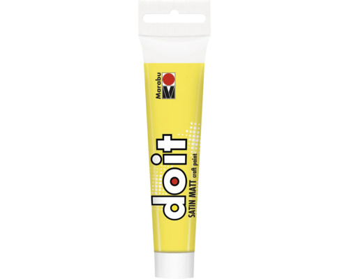 Peinture Marabu DO IT craft paint jaune soleil 36 ml Marabu do it peinture loisirs créatifs en tube