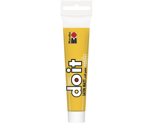 Peinture Marabu DO IT craft paint mandarine 36 ml Tube de peinture loisirs, satinée mate