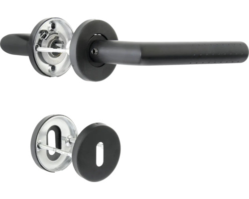 Garniture de poignée de porte avec rosace de clé