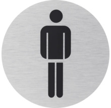 Panneau de toilettes pour hommes