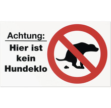 Hinweisschild "Kein Hundeklo" 250x150 mm-thumb-0 Hinweisschild "Kein Hundeklo" 250x150 mm-thumb-0