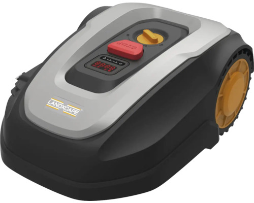 Tondeuse robot Landxcape 20V LX838i pour jusqu'à 800 m² avec fil périphérique, avec 1 x batterie 2,5 Ah et chargeur Robot tondeuse Landxscape