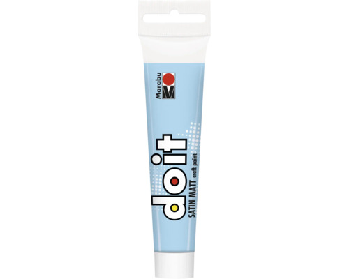 Peinture Marabu DO IT craft paint bleu pastel 36 ml Tube de peinture créative Marabu Do It