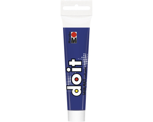 Peinture Marabu DO IT craft paint bleu nuit 36 ml Tube de peinture artisanale Marabu