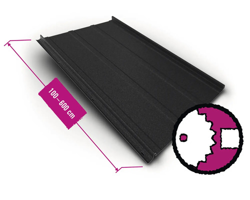 Trapezblech mit einer Länge von 100 bis 600 cm