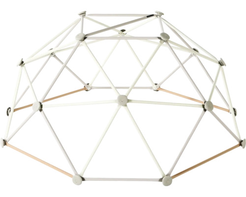 Geodätische Kuppel Klettergerüst aus Metall und Holz