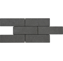 Rechteckige Pflastersteine aus Beton