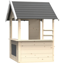 Maison de jeux en bois avec toit