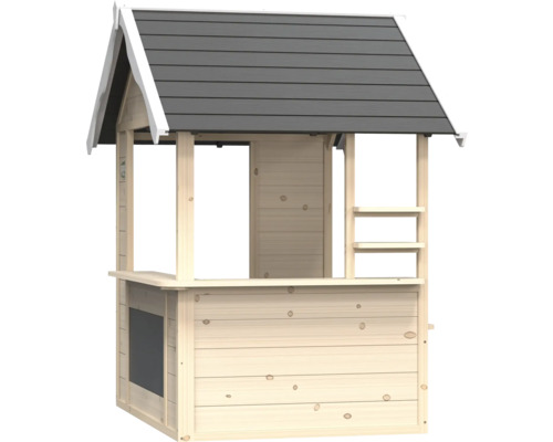 Maison de jeux en bois avec toit