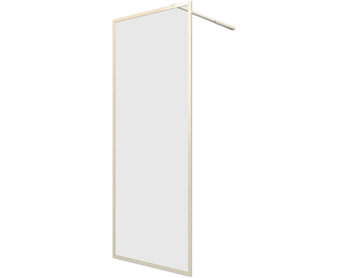 Walk In Aurlane Golden Edge 80 x 200 cm Profil gold Klarglas Reversibel