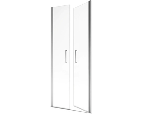 Duschtür aus Glas mit Griffen