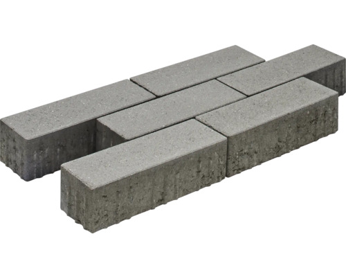 Graue Pflastersteine aus Beton