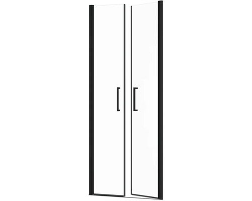Duschtür mit zwei Flügeln und Griffen