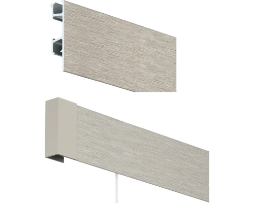 Rollo Detailansicht mit verschiedenen Montageprofilen