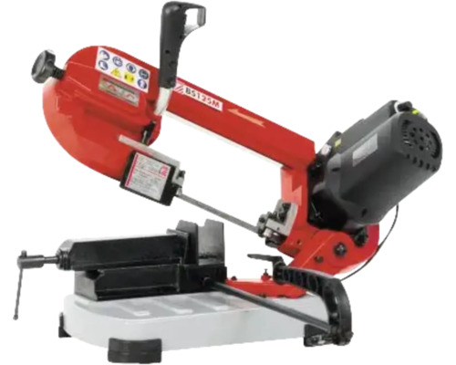 Bandsäge für Metall mit Motor und Schraubstock