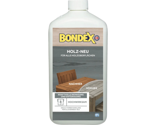 Nettoyant Bondex Bois-Neuf pour toutes les surfaces en bois