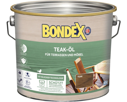 Seau d''huile de teck pour terrasses et meubles de Bondex