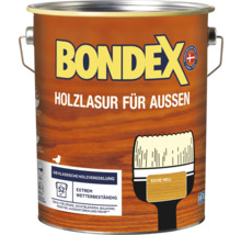 Holzlasur für Aussen von Bondex im Eimer