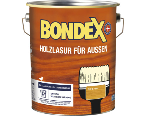 BONDEX Holzlasur eiche hell 4,0 l