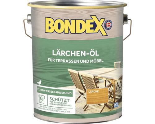 Bondex Huile de mélèze pour terrasses et meubles en bidon
