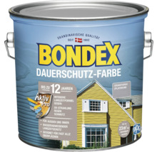 BONDEX Holzfarbe-Dauerschutzfarbe platinium 2,5 L
