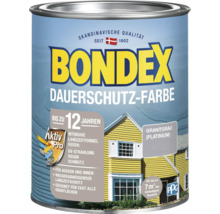 Peinture de protection durable pour bois BONDEX platine 750 ml