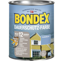Peinture de protection durable pour bois BONDEX bleu pigeon 750 ml