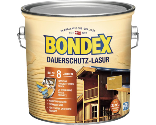 Lasure de protection permanente BONDEX fer 2,5 l