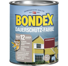 Bondex peinture de protection longue durée, rouge suédois, pot de peinture