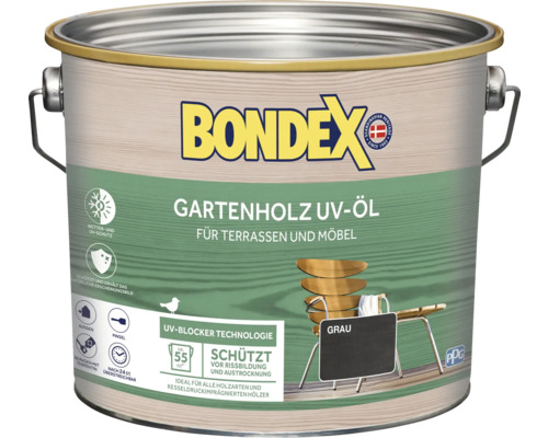 Boîte d''huile UV pour bois de jardin pour terrasses et meubles de Bondex