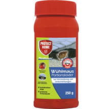 Wühlmaus Portionenköder in roter Dose, 250 Gramm, zur Vermeidung von Unterhöhlungen