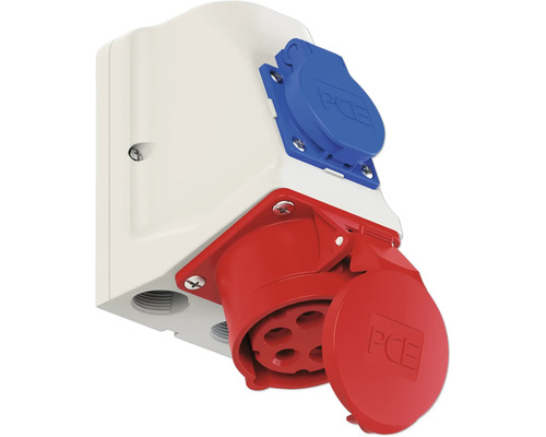 Prise en saillie avec fiche CEE