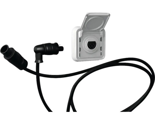 Aussensteckdose mit Kabel und Stecker