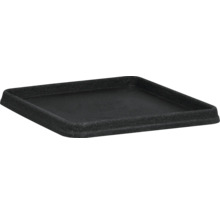 Soucoupe Geli Bianca 50 x 50 cm carrée anthracite
