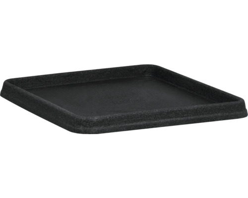 Soucoupe Geli Bianca 50 x 50 cm carrée anthracite