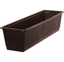 Jardinière Geli Standard, plastique, 60x17x14 cm, brun