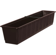 Blumenkasten Geli Standard Kunststoff 80x17x14 cm braun