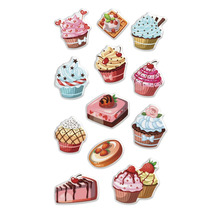 Illustration de différents gâteaux et cupcakes