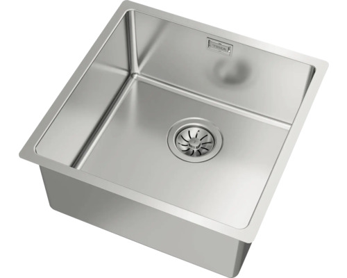 Évier en acier inoxydable avec garniture d''écoulement