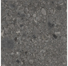 Dalle de terrasse en grès cérame fin Pebbles Dark Grey 60 cm x 60 cm x 2 cm
