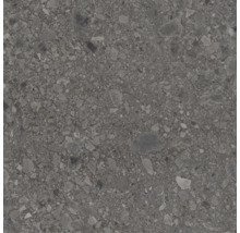 Dalle de terrasse en grès cérame fin Pebbles Dark Grey 90 cm x 90 cm x 2 cm