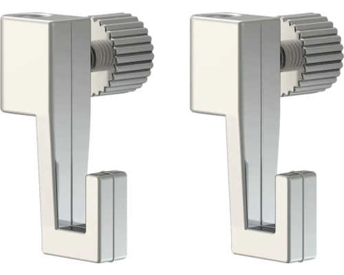 Zwei Bilderhaken aus Metall