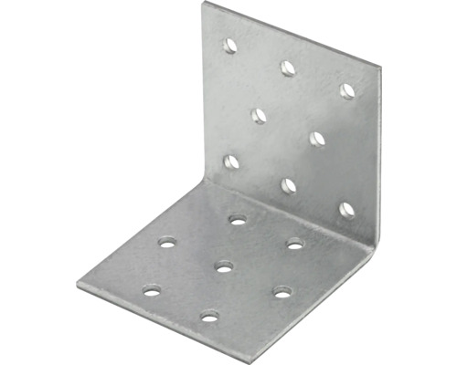 Winkelverbinder aus Metall mit Löchern zur Befestigung
