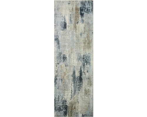 Tapis de couloir Nela marbre beige 50x150 cm