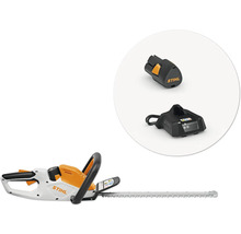 Taille-haie à batterie STIHL avec batterie et chargeur