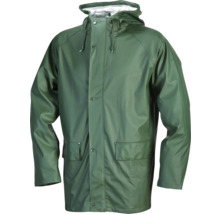 Imperméable avec capuche et patte de boutonnage