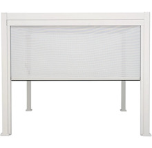 Pergola avec store enrouleur comme protection solaire