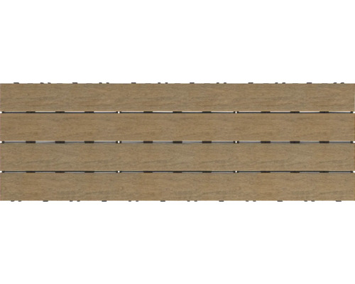 Gartenfliese Konsta WPC 90,8 x 30,8 cm braun co-extrudiert