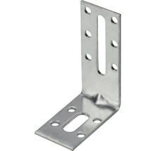 Equerre d''assemblage avec trous et oblongs