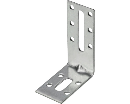 Equerre d''assemblage avec trous et oblongs